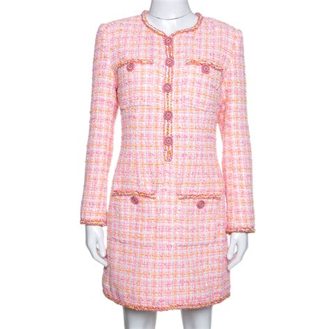 chanel dresses for girls|Chanel dress with logo pink.